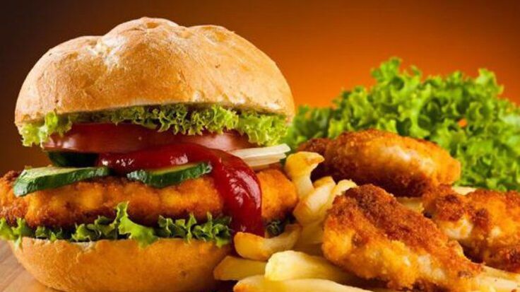 الوجبات السريعة الضارة